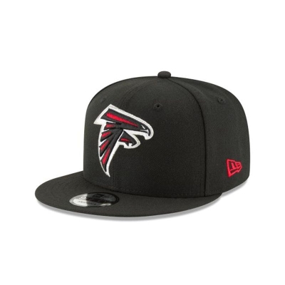 Black Atlanta Falcons Hat - New Era NFL 9FIFTY Snapback Caps USA4286530